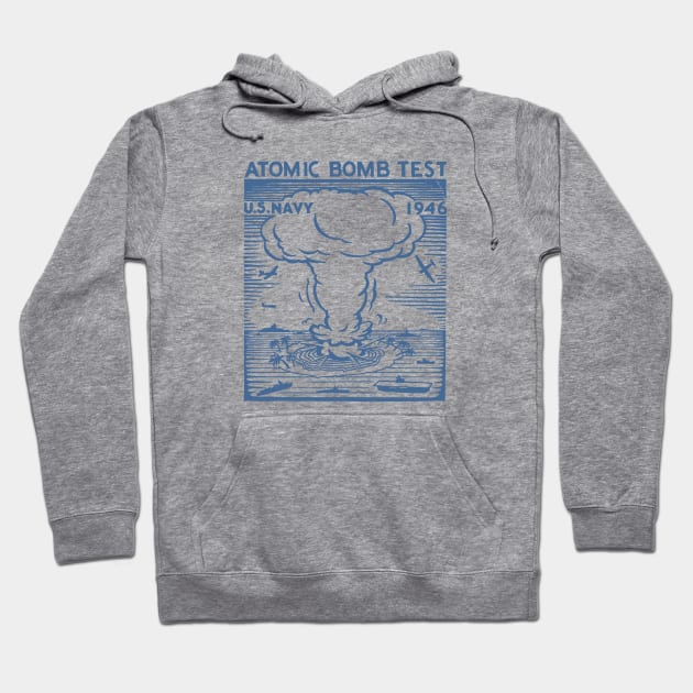 1946 Atomic Bomb Test Hoodie by historicimage